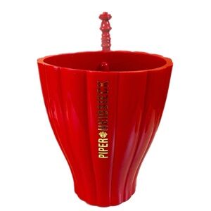 Vintage Piper-Heidsieck Wine Champagne Cooler Bucket Jaime Hayon 1980’s 10” Red